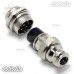 1 Set 16mm 8 Pin Aviation Plug Male & Female Wire Panel Metal Connector GX16-8