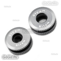 Steam Metal Canopy Grommet Ring Nuts Silver For RC 600 700 800 helicopter H7115