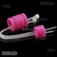 RC HSP 02027 Exhaust Pipe Silicone Sleeve For 1/10 Nitro On-Road Car Truck Pink