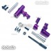 Alloy 102057 Purple Steering Servo Saver Complete For RC 110 HSP RC Car Truck