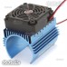 2 Pcs Hobbywing 5010 Cooling Fan and 4465 Heat Sink Combo C4 for 1:8 RC Model