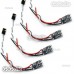 4x HOBBYWING Xrotor 20A Micro 2 4S BLHeli RC Brushless ESC Speed Controller FPV