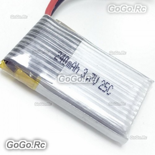 1 Pcs 3.7v 240mAh LiPo Battery w/Protective Circuit For RC Helicopter Quadcopter