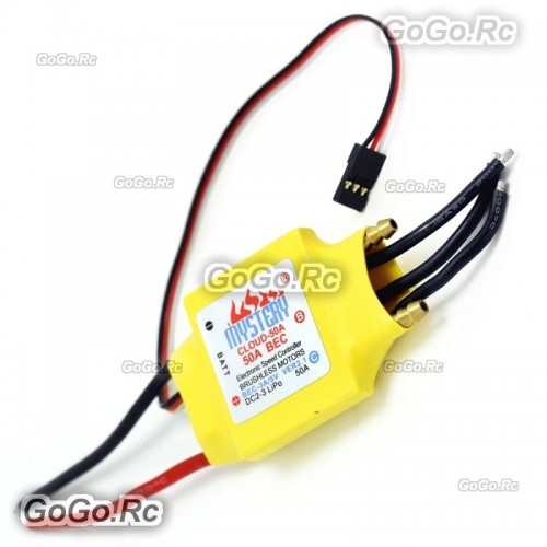 50A Brushless ESC Mystery Cloud 50 APM BEC RC Speed Controller for RC Airplane