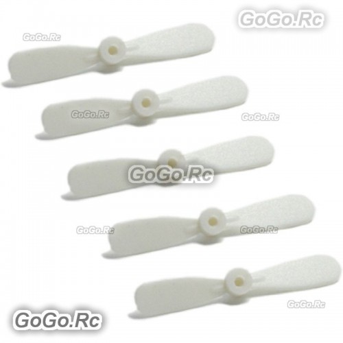 5 Pcs White Tail Rotor Blade Spare Parts For Mini SH 6025 6025-1 Rc Helicopter