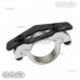 Steam 550 Metal Carbon Fiber Stabilizer Housing  Silver For 22mm Tail Boom of MK550 RC Helicopter MK5503