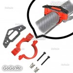 Steam 600 Stabilizer Housing Orange For 25mm Tail Boom of MK600 RC Helicopter MK6013B