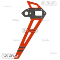 Steam 550/600 Carbon Fiber Tail Vertical Stabilizer Red For Tarot / Steam MK550 MK600 RC Helicopter MK6069B