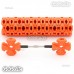 Steam Plastic Ball Link Head Wrench / Orange Red For 250 400 550 - 700 Rc Helicopter MK6075B