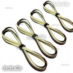 4-Piece of Tarot CNC Drive Belt For T-rex Trex 450 SE V2 SPORT PRO Helicopter (RHS1003-99 )