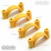 Tarot PTZ Gimbal Tube Clamp Clip Φ25MM Yellow For Carbon Tube - TL100A01-02