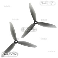 Tarot 2-Piece 6-inch 3-Blade 6045 Racing Propeller Blade Clockwise CW for 300 350 Quadcopter Drone Black TL1607