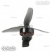 Tarot 2-Piece 6-inch 3-Blade 6045 Racing Propeller Blade Counterclockwise CCW for 300 350 Quadcopter Drone Black TL1608
