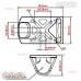 Tarot Metal Motor Mount in wrapped 8 series for 25mm Multi-Rotor Drone Tube TL25A3