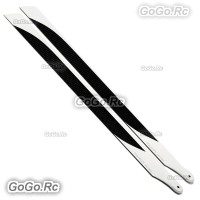 Tarot 370mm Carbon Main Rotor Blades For TREX 450-480 Helicopter TL2721-02