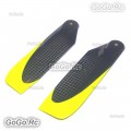 Tarot Carbon Tail blades 106mm Yellow For Trex T-Rex 700 RC Helicopter - TL2104