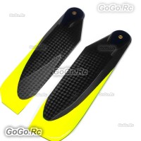 Tarot Carbon Tail blades 116mm Yellow For Trex T-Rex 700 RC Helicopter - TL2103
