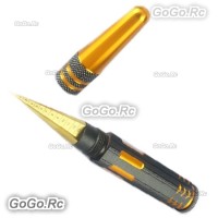 Titanium Plated Expanding Hole Opener Reamer 0-14mm For RC Model Body -Black Gold (TL2675)
