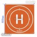 Tarot 80 x 80cm PU Landing Pad with Ground Pegs Orange for RC Drone / Helicopter TL2727