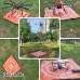 Tarot 80 x 80cm PU Landing Pad with Ground Pegs Orange for RC Drone / Helicopter TL2727