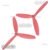 Tarot 7 inch 3-Blade Propeller Blade CW CCW Red for 300 350 Mini Quadcopter