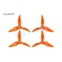 Tarot 4041 4 inch Tri-Blade Orange Propellers 2xCW 2xCCW RaceKraft Style TL4E2-D