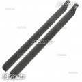 430mm Carbon Fiber Main Rotor Blades Black For 500 RC Helicopter TL50070-01