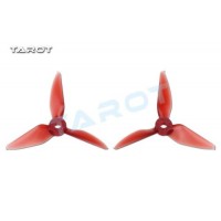 Tarot 5051 5 inch Tri-Blade Red Propellers CW/CCW RaceKraft Style - TL5E1-F