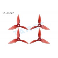 Tarot 5051 5 inch Tri-Blade Red Propellers 2xCW 2xCCW RaceKraft Style TL5E2-F