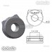 Tarot M10 Metal Damper Rubber Mount for FY680 650 680 Drone /10mm Pipe Tube -TL68B10