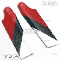  700 Tarot Carbon Tail blades Red For 700 Trex T-rex Helicopter - TL7057-05