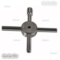 Tarot 4-in-1 Hexagon Cross Socket Wrench 4.0 /5.0/ 5.5 / 6.0mm TL9026