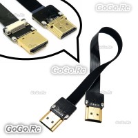 1x 20cm FPV HDMI Type A Male to HDMI Male HDTV FPC Cable for Aerial Photography