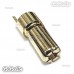 10 Pcs 5.5 mm Male Gold Bullet Connector for Battery Motor Esc