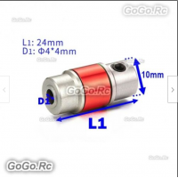 1x Elastic Coupling Universal Joint 4mm x 4mm Coupler for RC Boat MONO Yacht