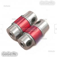 2x Elastic Coupling Universal Joint 4mm x 4mm Coupler for RC Boat MONO Yacht