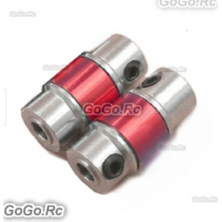 2x Elastic Coupling Universal Joint 4mm x 5mm Coupler for RC Boat MONO Yacht