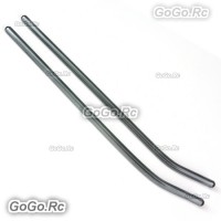 2 Pcs Aluminum Skid Pipe For T-rex Trex 250 Helicopter - 250SL-130