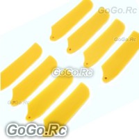4 Sets Tail Rotor Blade For T-rex Trex 250 Helicopter - Yellow (RH25084-YY)