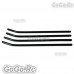 2 Pcs Aluminum Skid Pipe For T-rex Trex 250 Helicopter - 250SL-130