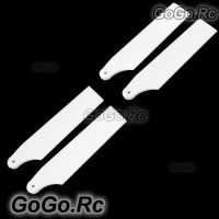 2 Set Tail Rotor Blade For Align Trex 450 PRO Sport V3 White (RH45035-03x2)