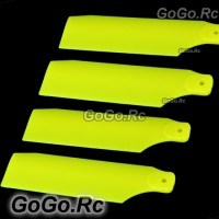 2 Set Tail Rotor Blade For Trex 450 PRO Sport V3 fluorescent Yellow RH45035-05x2