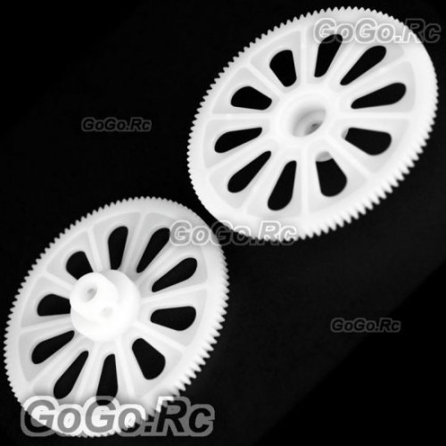 2 Pcs White Tail Drive Gear For T-Rex 450 Helicopter (RHS1220-02)