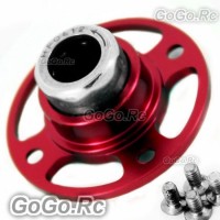 Tarot CNC Main Gear Case one way For T-rex 450 Helicopter Red (RH1228-04)