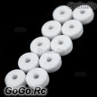 10 Pcs Silicone Canopy Nut For Align T-rex Trex 250 450 Helicopter White