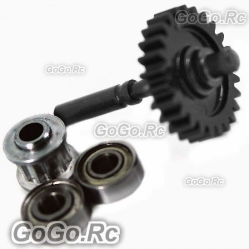 450 Metal Tail Drive Gear Assembly For Trex T-Rex Helicopter - Black (RHS1216)