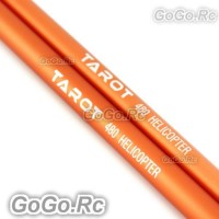 Tarot 2x Orange Tail Boom Φ11xΦ12.07x405mm For 450 - 480 Helicopter RH48002-02