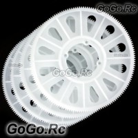 4x Main Drive Gear For T-rex Trex 500 Helicopter White (RH50018-WHx4)