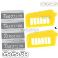 TAROT Flybar Paddle For T-Rex Trex 500 Helicopter - Yellow (RH50009-YY)