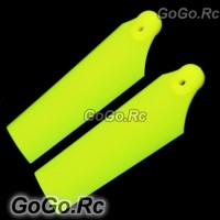 550 Tail Rotor Blade For Align Trex T-rex Helicopter - Fluorescent Yellow (RH55035-01) 